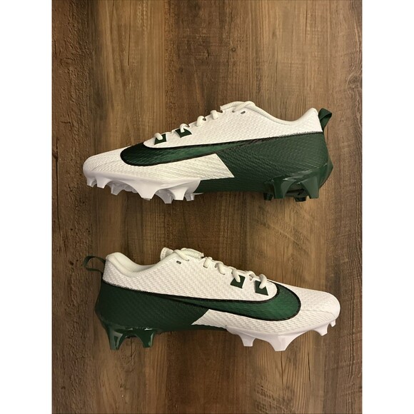 Nike Vapor Edge Speed 360 2 White Green Men Size 10 Football Cleats FQ4045-101 - Picture 2 of 6